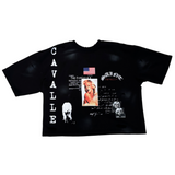 Dirty Monroe Cropped Tee (Black)