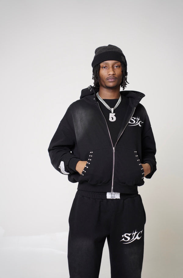 Black Diamond Zip-Up Jacket