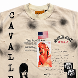 Dirty Monroe Cropped Tee (Cream)