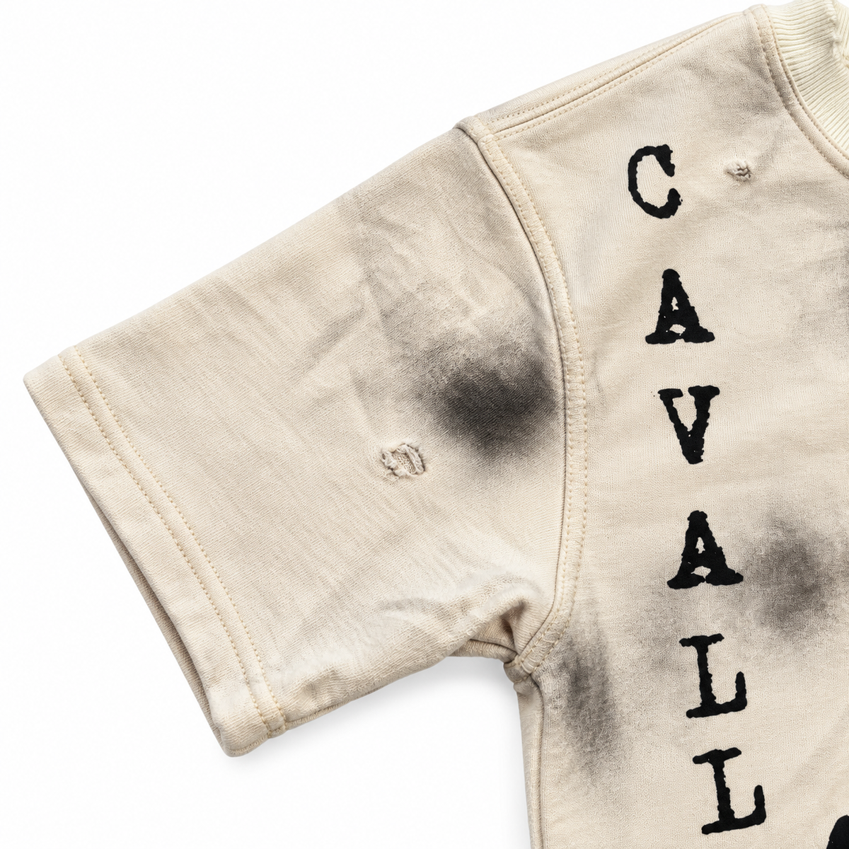 Dirty Monroe Cropped Tee (Cream)
