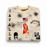 Dirty Monroe Cropped Tee (Cream)