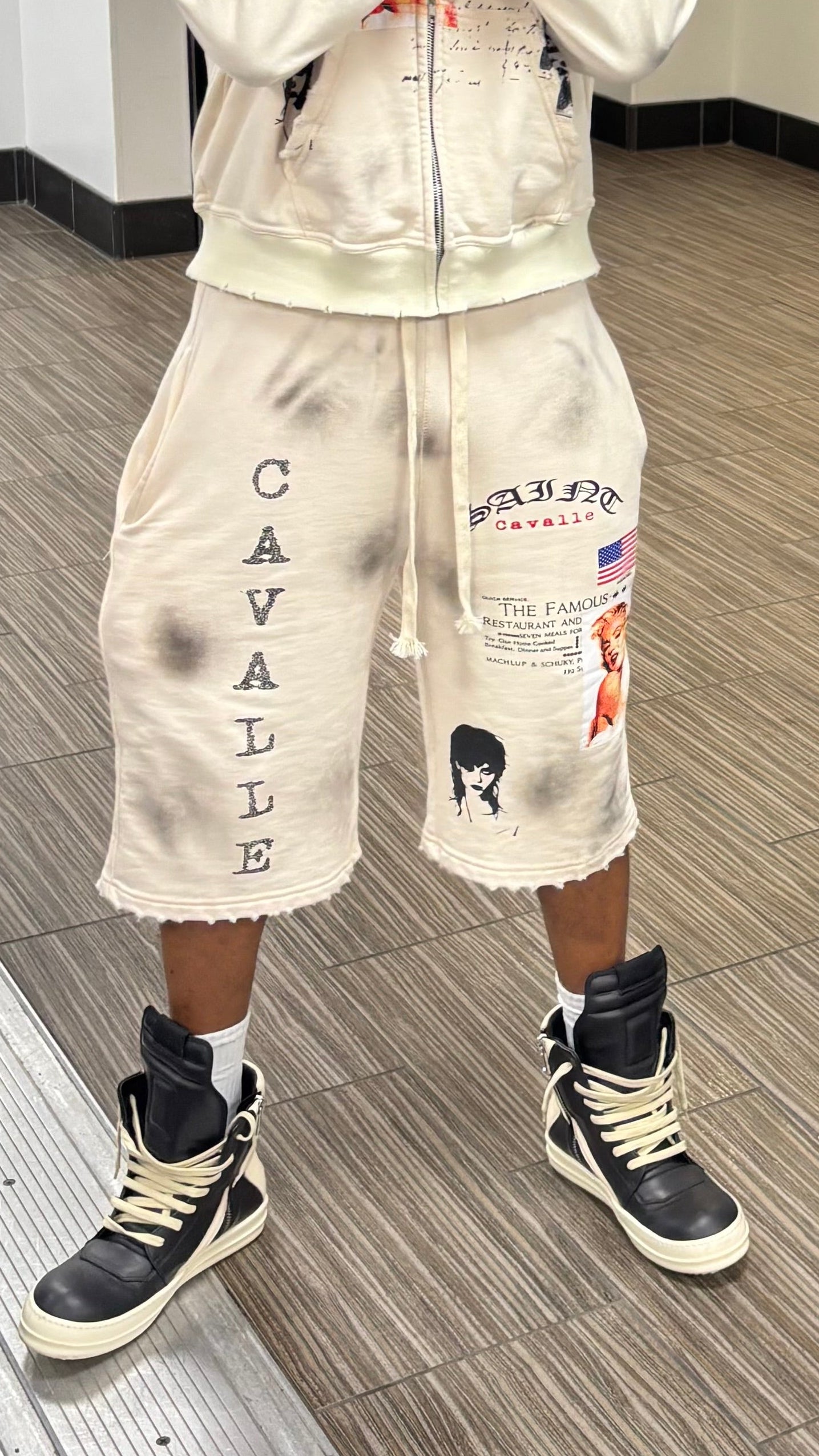 Dirty Monroe 3/4 Shorts