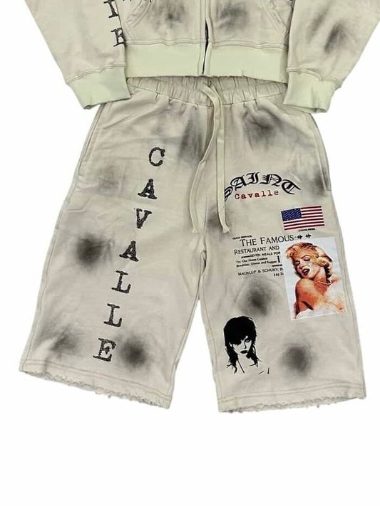 Dirty Monroe 3/4 Shorts