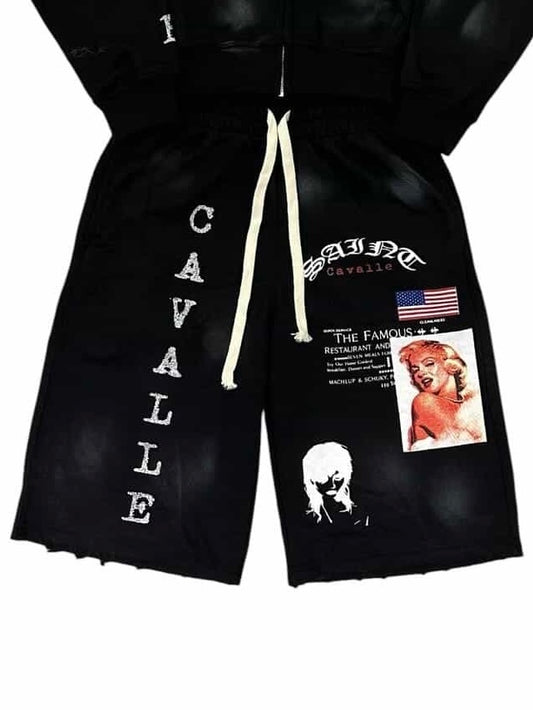 Dirty Monroe 3/4 Shorts