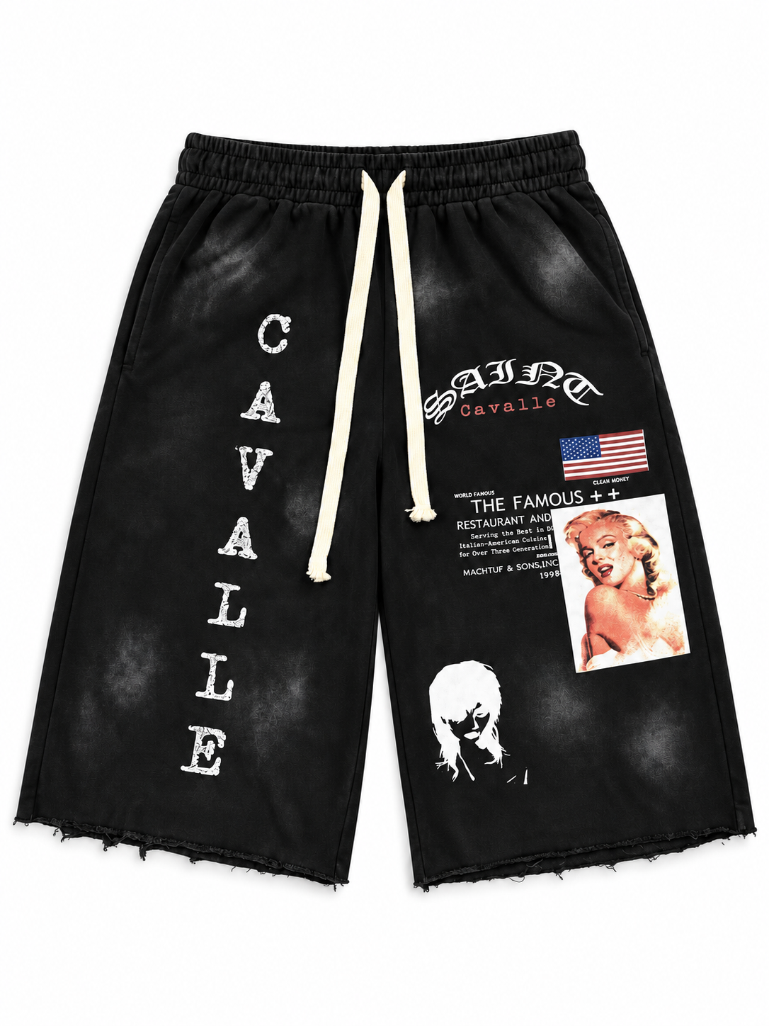 Dirty Monroe 3/4 Shorts